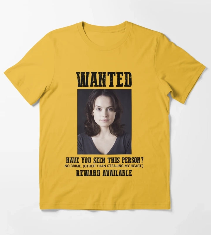 wanted daisy ridley T-Shirt Yellow