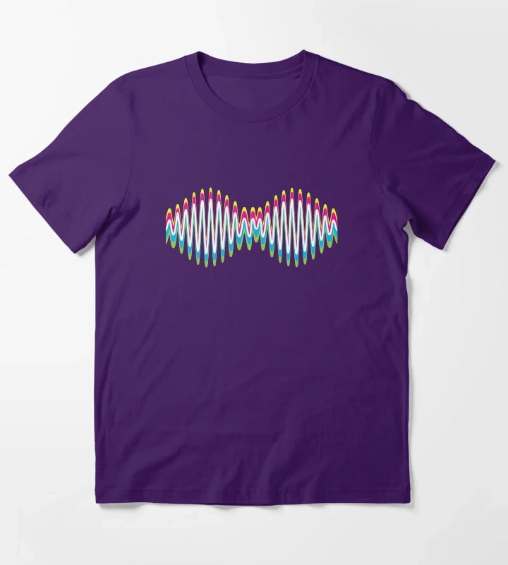 wave monkeys colorful T-Shirt Purple
