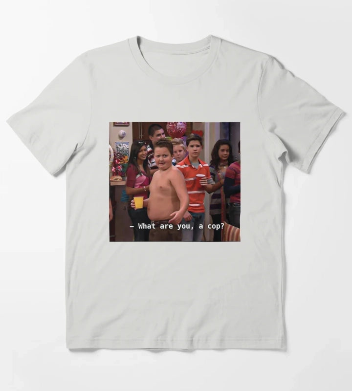 what are you a cop T-Shirt Light Grey