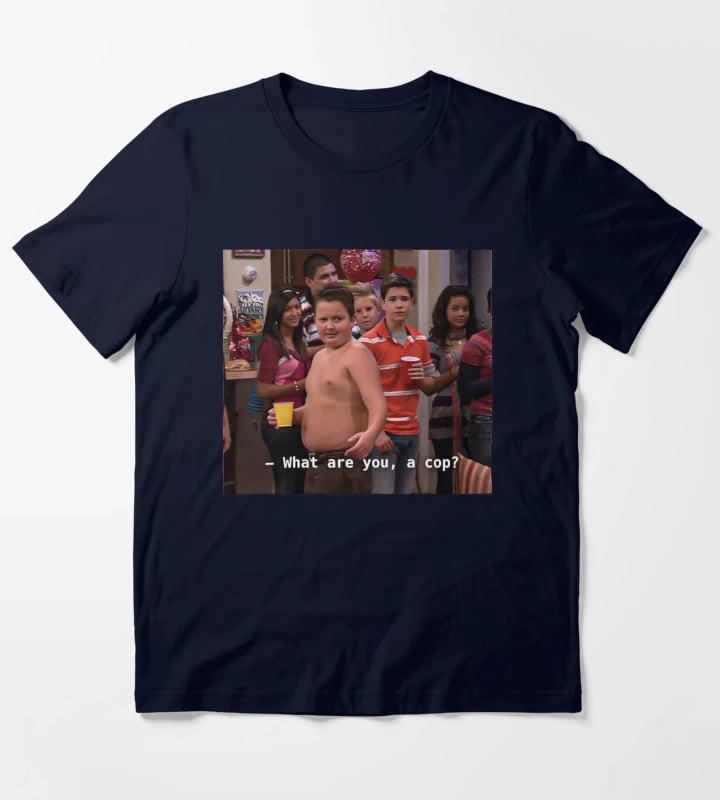 what are you a cop T-Shirt Navy