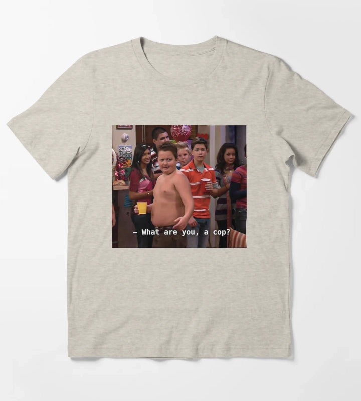what are you a cop T-Shirt Cream