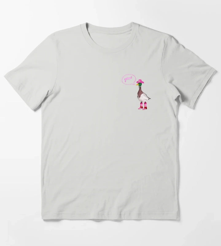 yeehaw duck cowgirl T-Shirt Light Grey