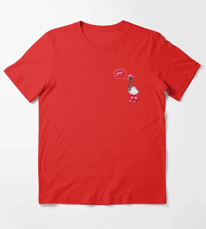 yeehaw duck cowgirl T-Shirt Red