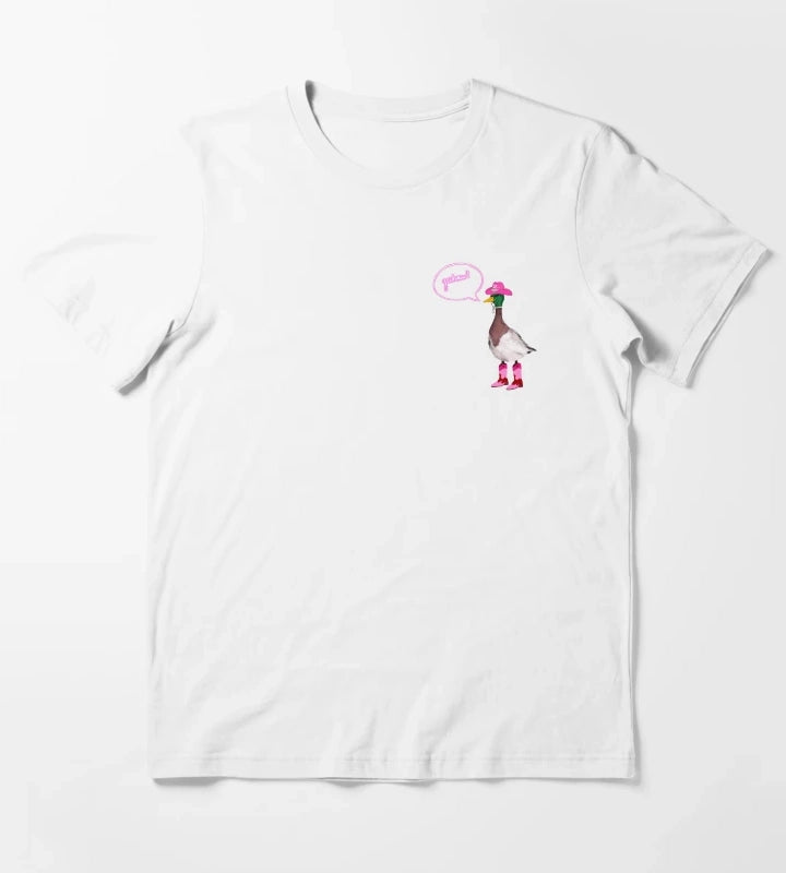 yeehaw duck cowgirl T-Shirt White