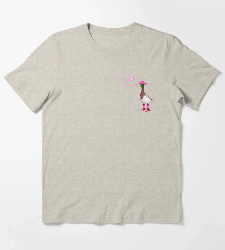 yeehaw duck cowgirl T-Shirt Cream
