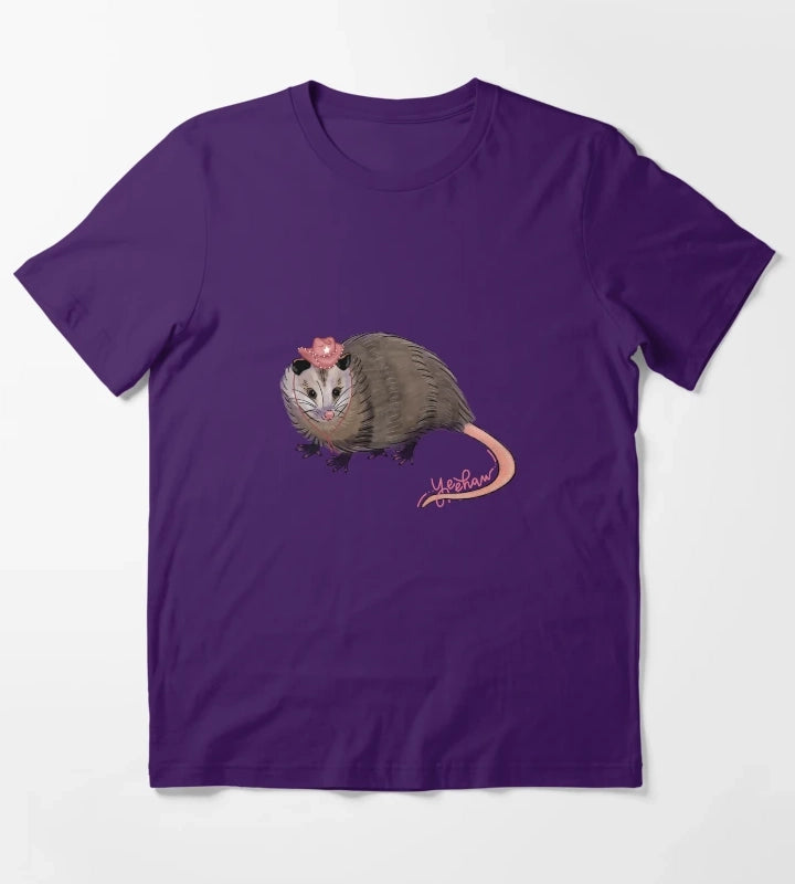 yeehaw possum T-Shirt Purple