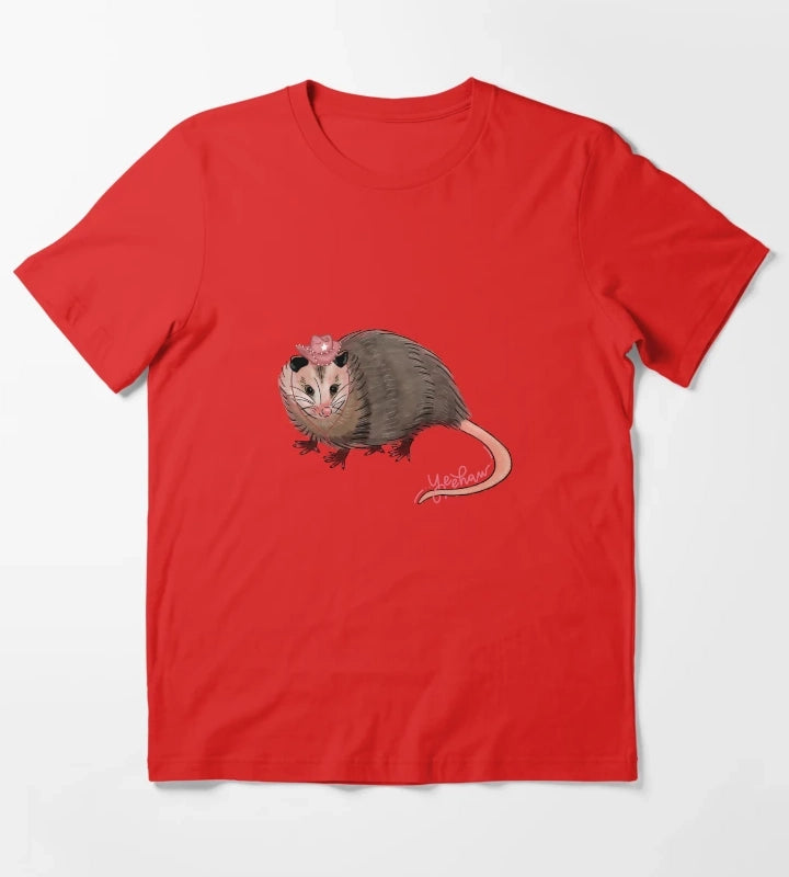 yeehaw possum T-Shirt Red
