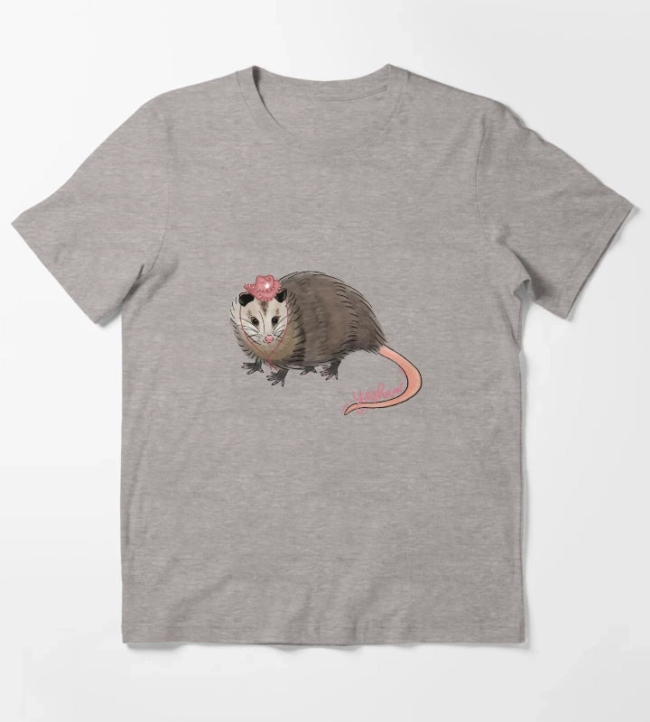 yeehaw possum T-Shirt Heather Grey