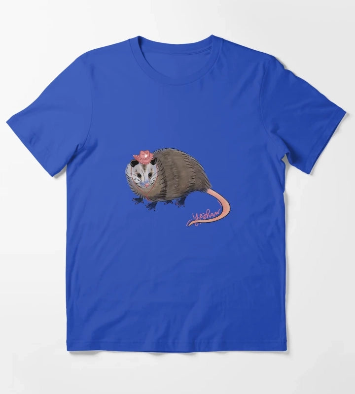 yeehaw possum T-Shirt Blue