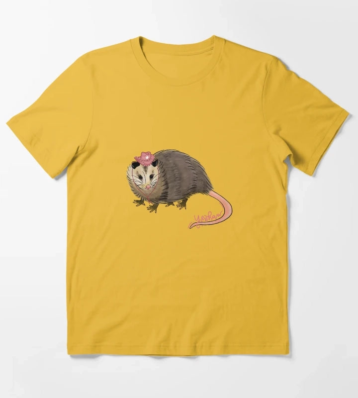 yeehaw possum T-Shirt Yellow