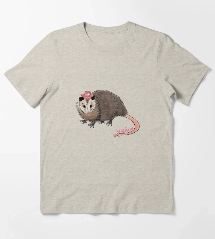 yeehaw possum T-Shirt Cream