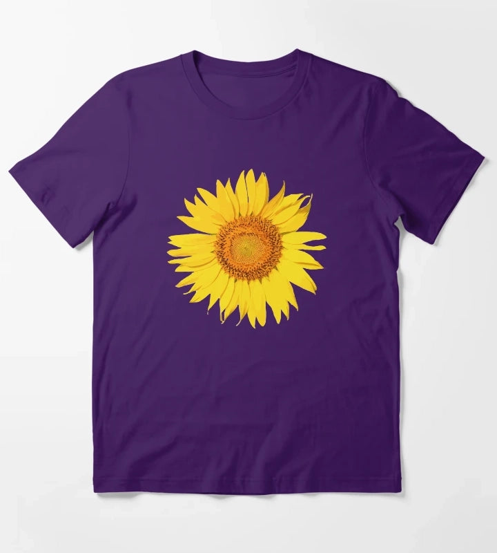 yellow daisy T-Shirt Purple