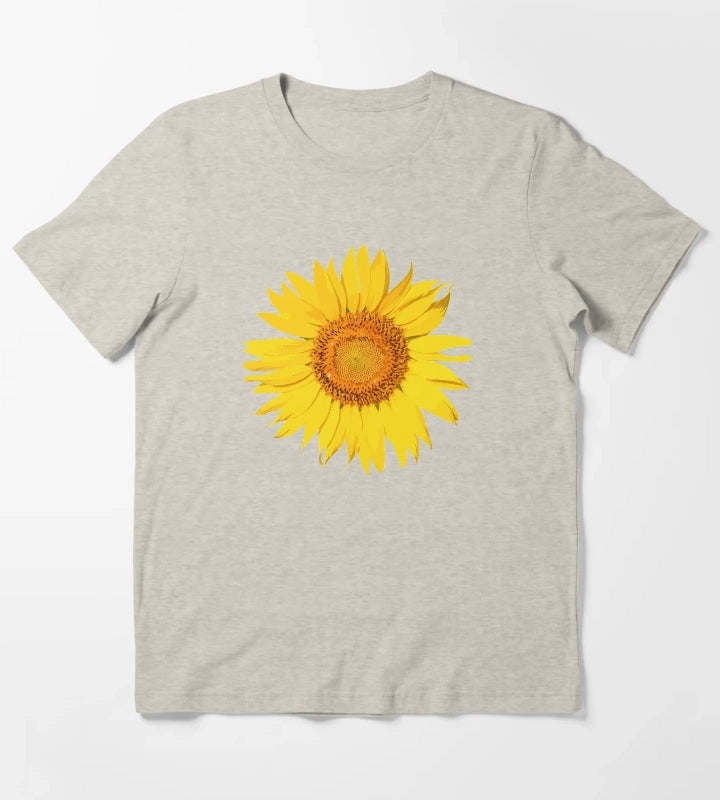 yellow daisy T-Shirt Cream