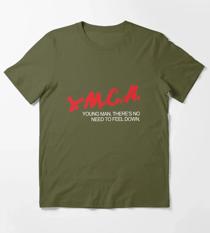 ymca T-Shirt Olive Green
