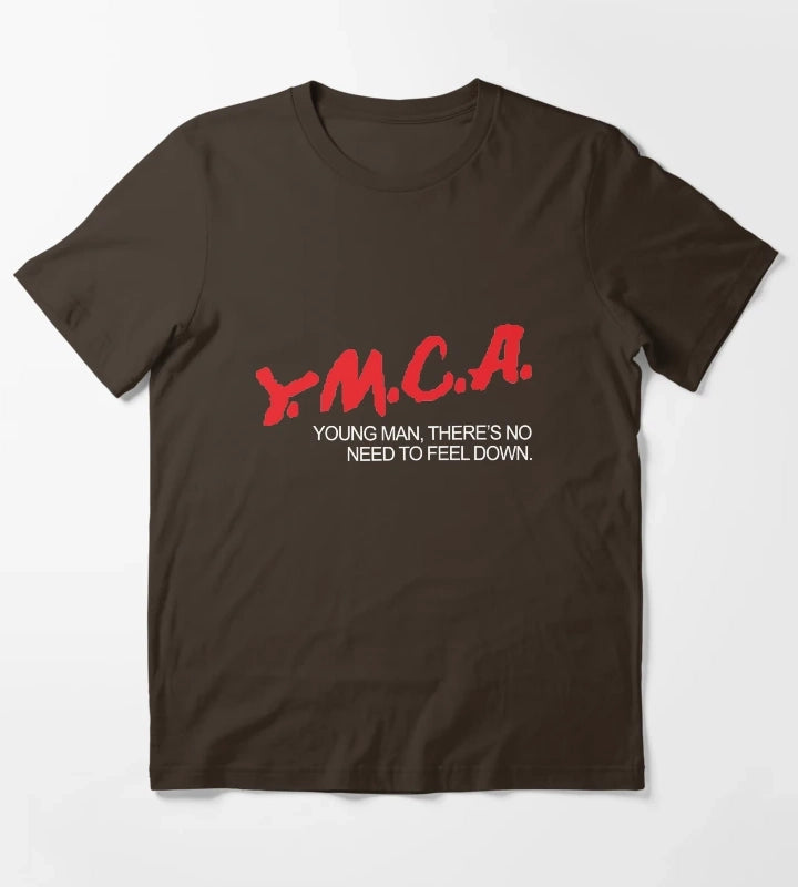 ymca T-Shirt Brown