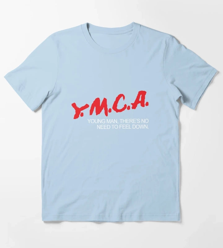 ymca T-Shirt Sky Blue